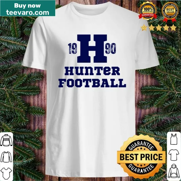 Hunter Football since 1990 shirt with bold text