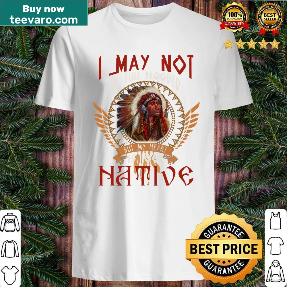 Thoughtful identity t-shirt addressing Native American heritage