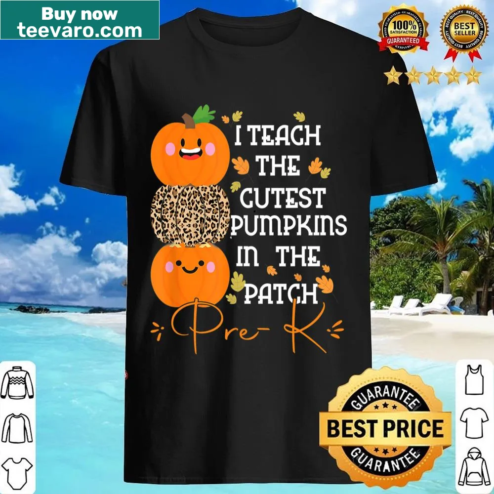 Cute shirt for preschool teachers celebrating students as pumpkins