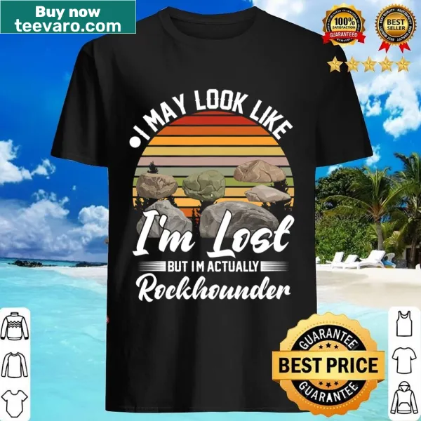 Funny rock collector shirt with humorous text