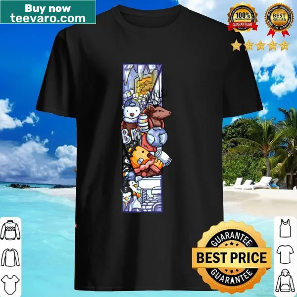 Doodle art shirt featuring the letter I in intricate designs