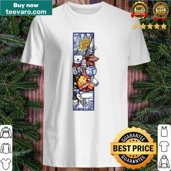 Doodle art design featuring the letter I on a stylish shirt