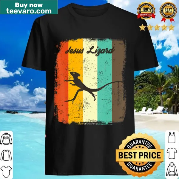 Retro Jesus Lizard shirt for reptile lovers