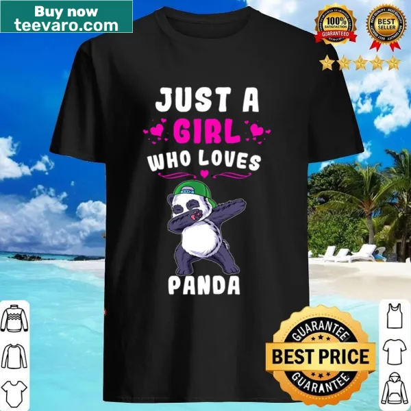 Cute dabbing panda design on a kids shirt