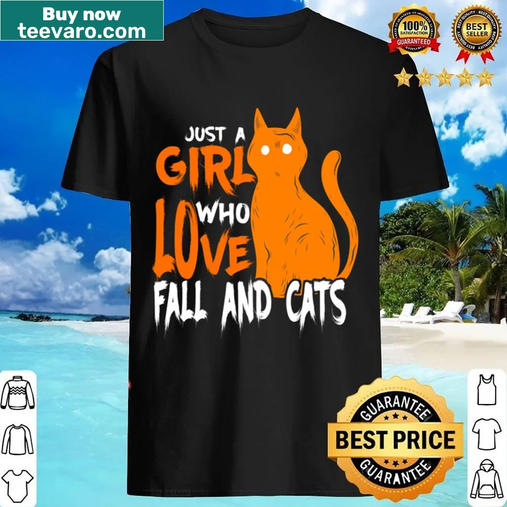 Cute Halloween shirt for kids featuring a cat with a pumpkin head