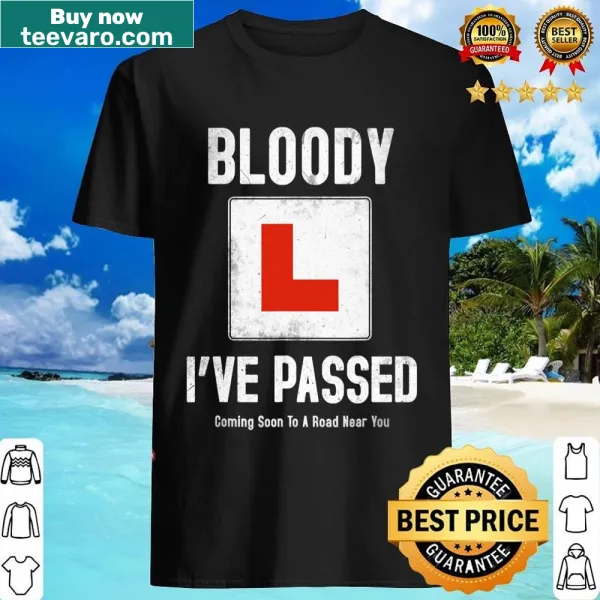 Shirt celebrating passing the driving test for new drivers