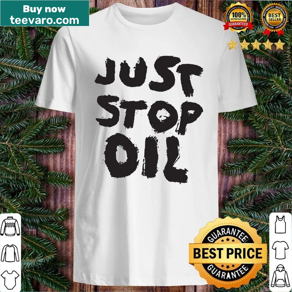 Edgy shirt with a bold message about saving the earth