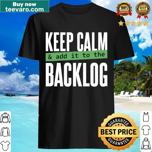 Keep Calm Programming shirt with humorous text for programmers