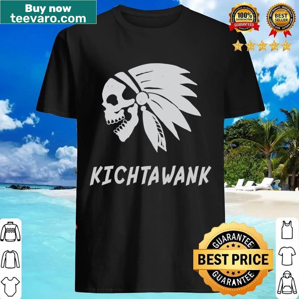 Graphic shirt with Native American skull design and freedom themes