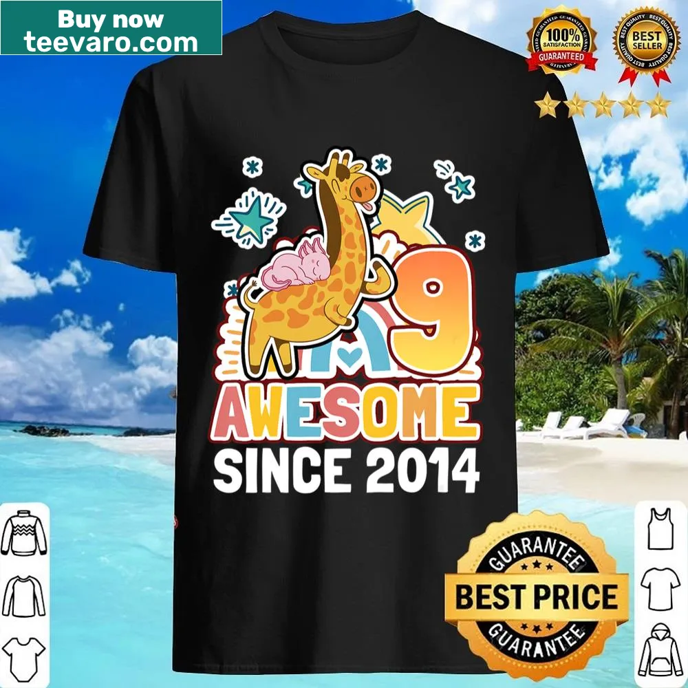 Kids birthday shirt with 'Awesome Since 2019' print