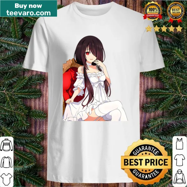 Kurumi Tokisaki from Date A Live illustrated on a t-shirt