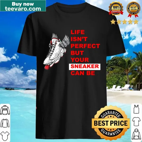 Cartoon sneaker monster t-shirt with playful sneaker graphics