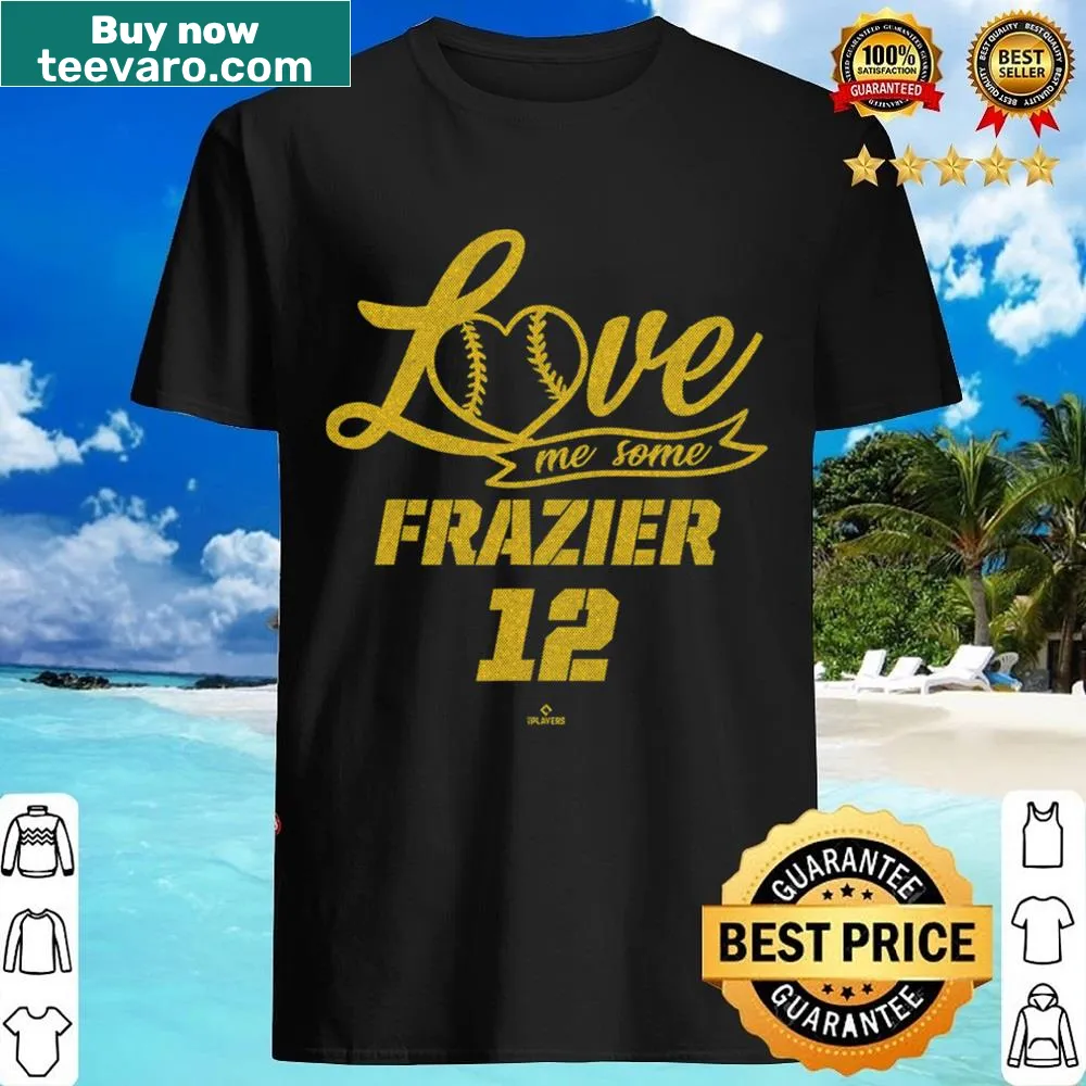 Adam Frazier name graphic on San Diego shirt