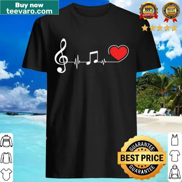 Essential shirt featuring the phrase 'Love Music' in stylish typography