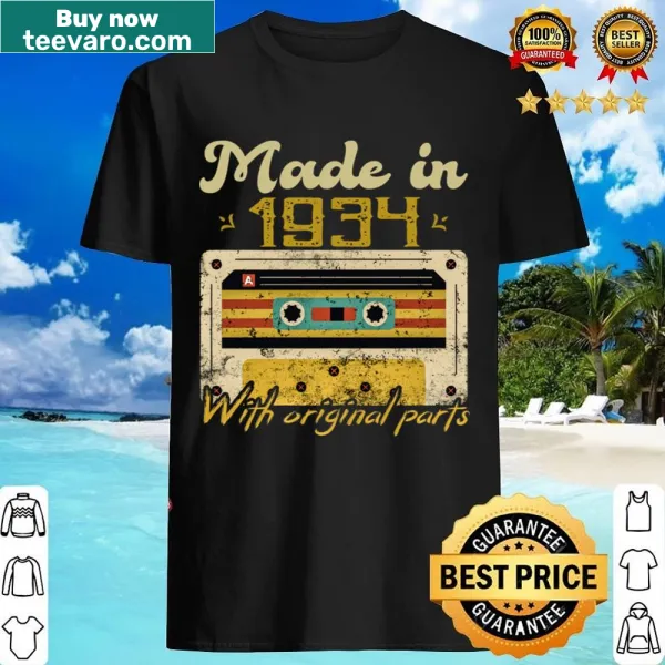 Funny birthday shirt for 88th birthday celebrating original parts