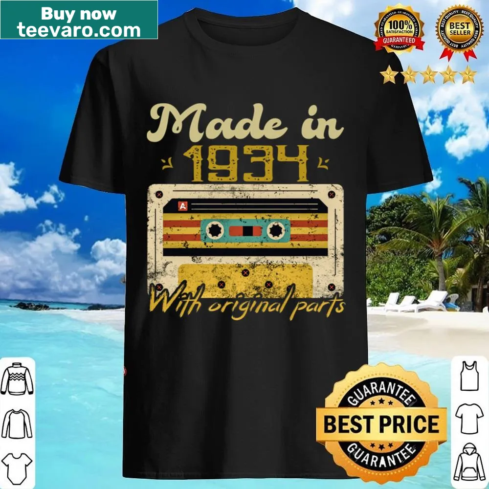 Funny birthday shirt for 88th birthday celebrating original parts