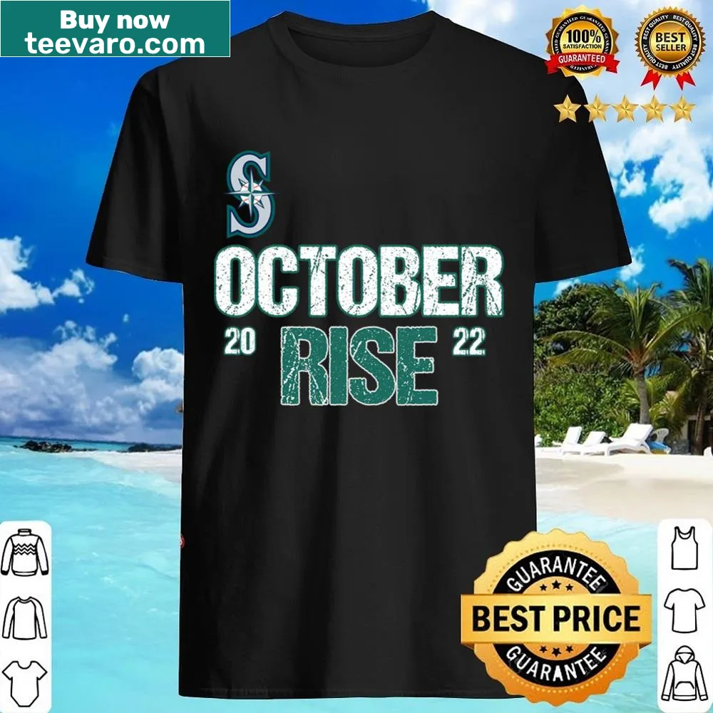 Mariners shirt with American flag design for October