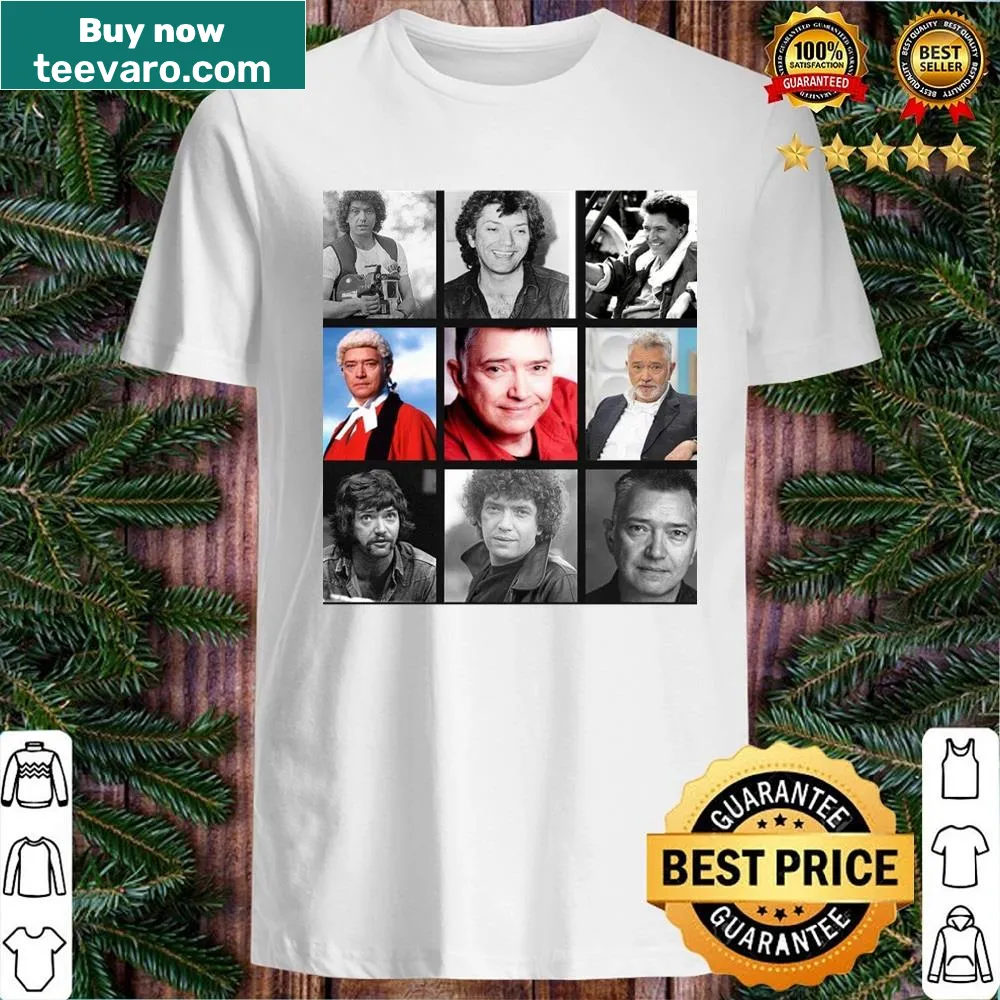 Illustration of Martin Shaw on a shirt