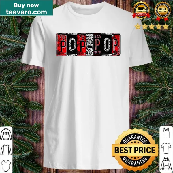Funny birthday shirt for grandpas with 'Birthday Pop Pop' text.