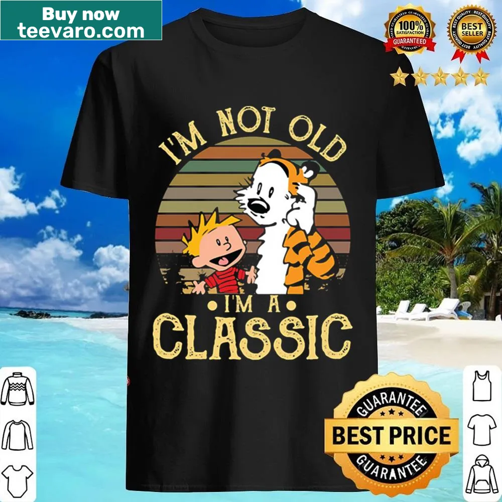 Vintage shirt featuring Calvin and Hobbes artwork