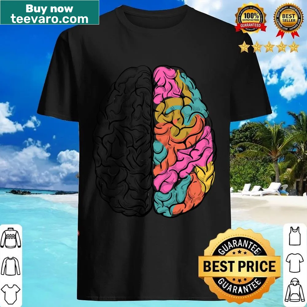 Active shirt with the phrase 'My Brain' promoting mental wellness