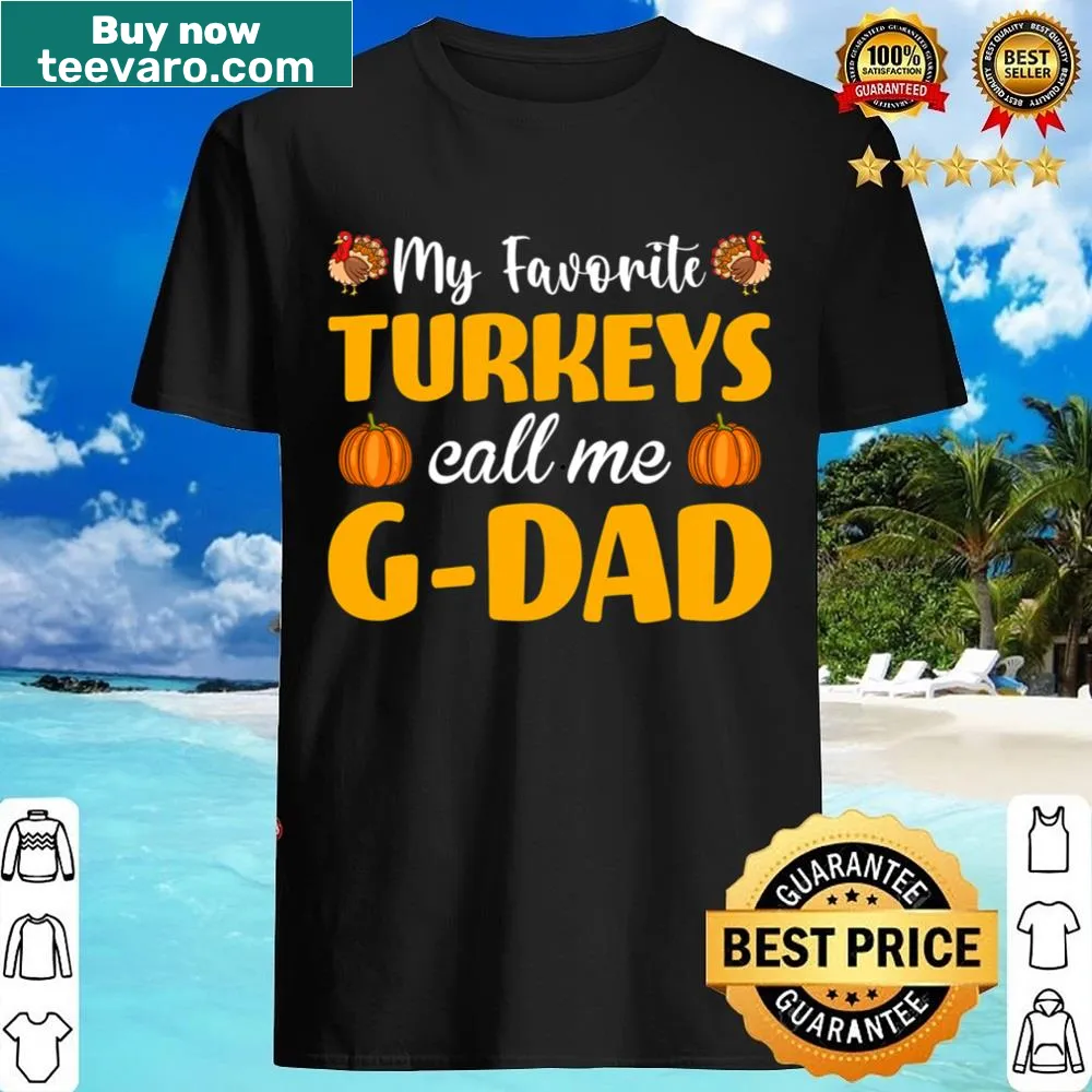 Thanksgiving shirt for grandpas with a turkey theme