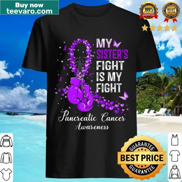 Text design for pancreatic cancer awareness T-shirt