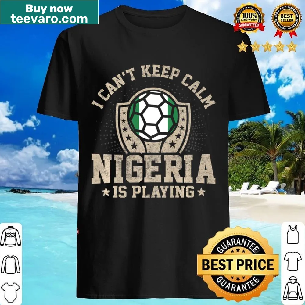 Nigeria flag design shirt for proud wearers