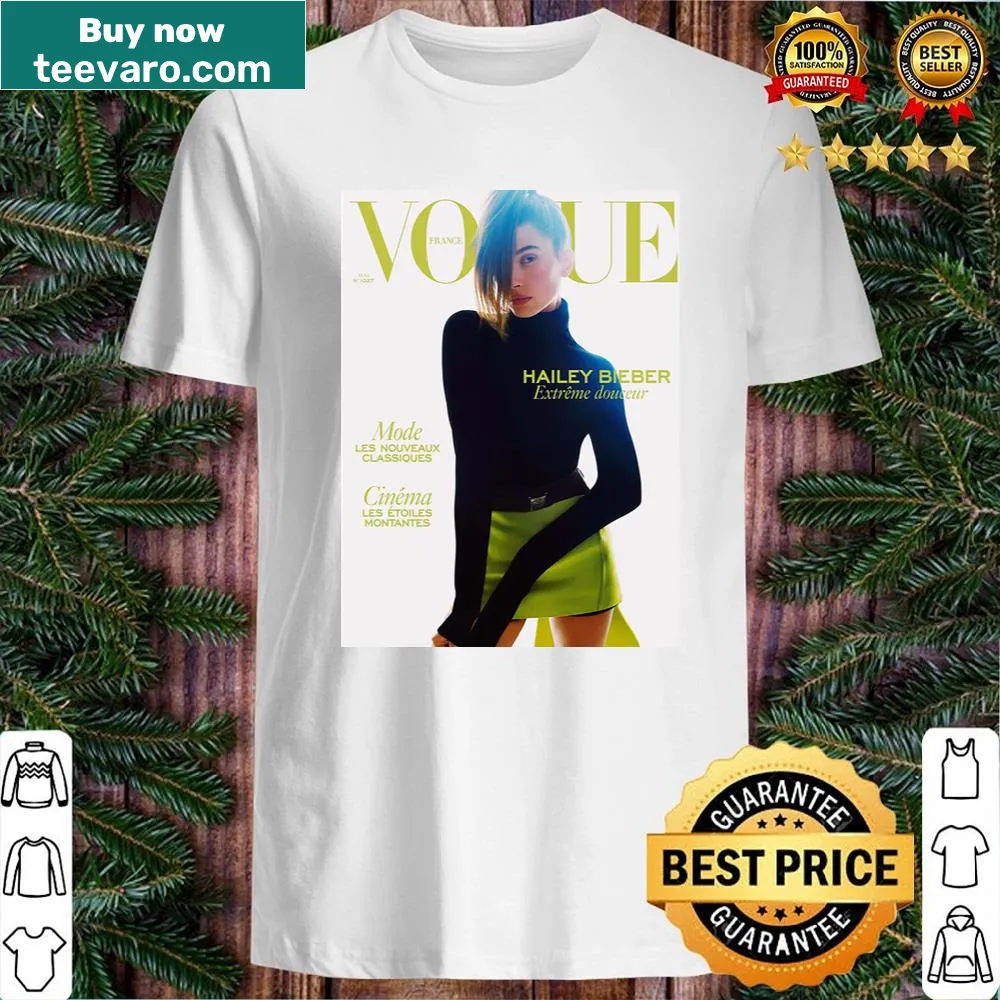 Artful typography shirt with 'On The Cover' text