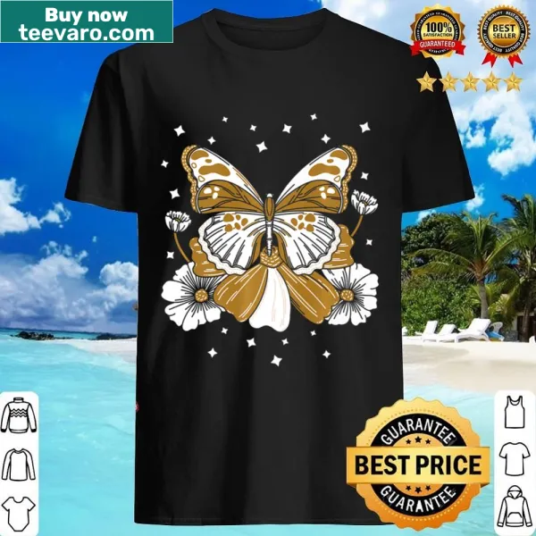 Minimalist monarch butterfly shirt design