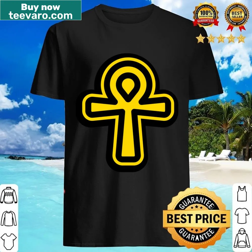 Pullover shirt featuring minimalist pharaonic drawings in line art style