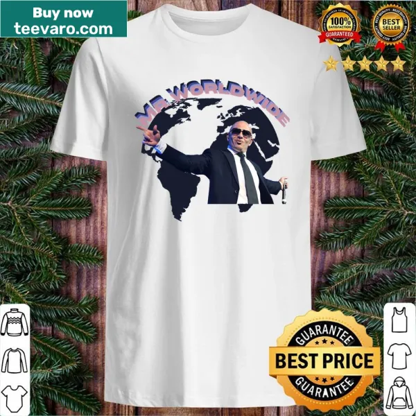 Mr. Worldwide graphic shirt featuring Pitbull design