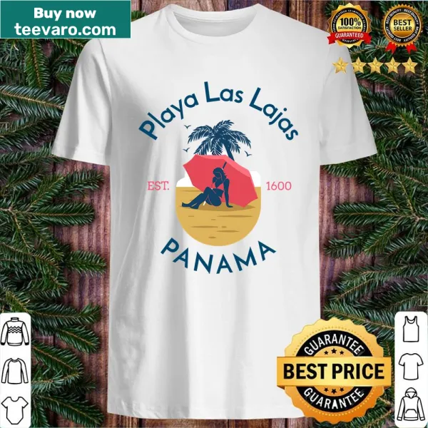 Illustrative shirt featuring Playa Las Lajas design.