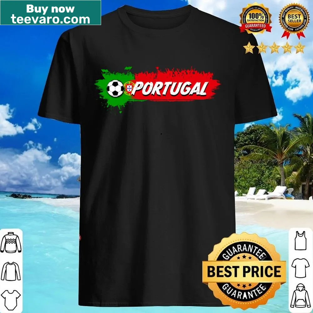 Portugal flag shirt for World Cup soccer supporters