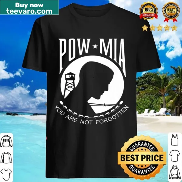 Patriotic POW MIA commemorative shirt
