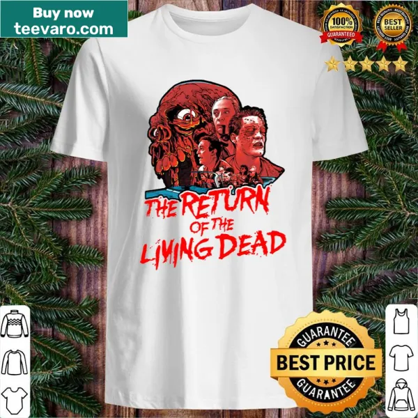 Funny zombie-themed shirt with humorous typography about brain eating zombies