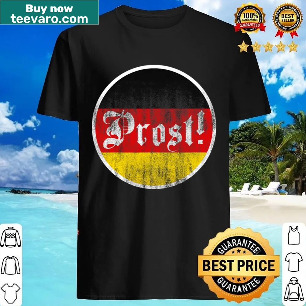 Vintage Oktoberfest shirt with retro 'Prost' text