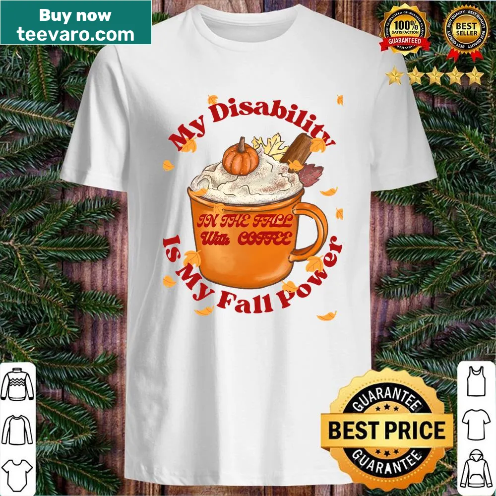 Pumpkin spice cappuccino shirt with charming typography