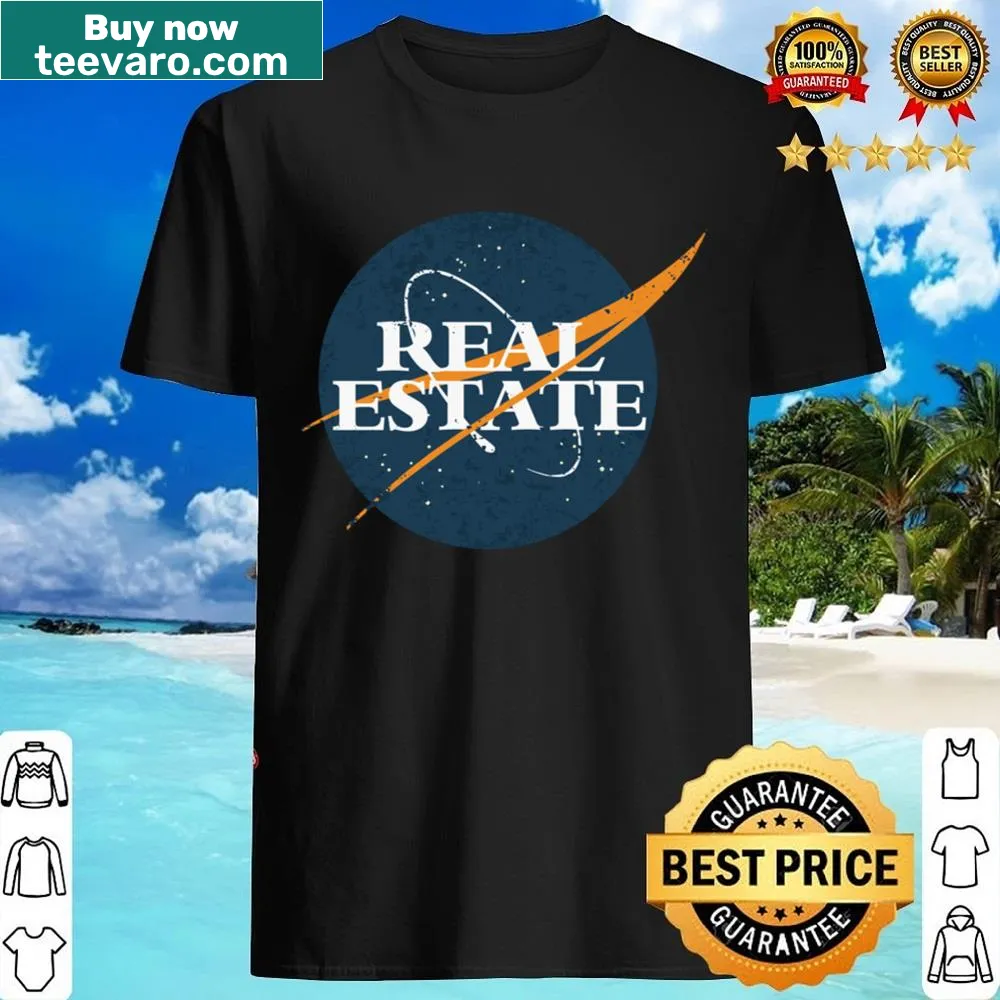 Vintage-style shirt celebrating real estate with clever graphic
