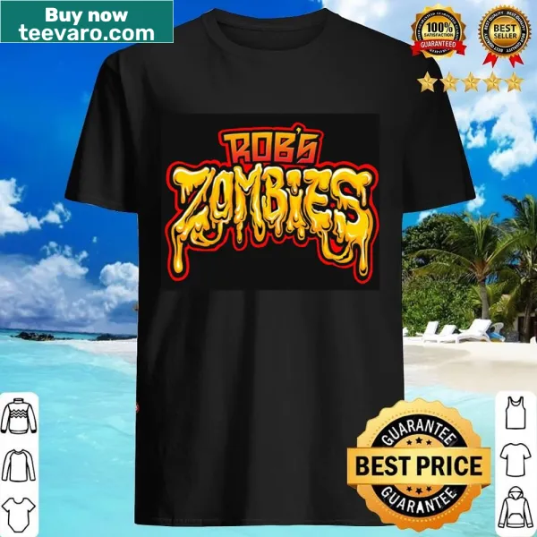 Bold Rob Zombie logo shirt for music fans