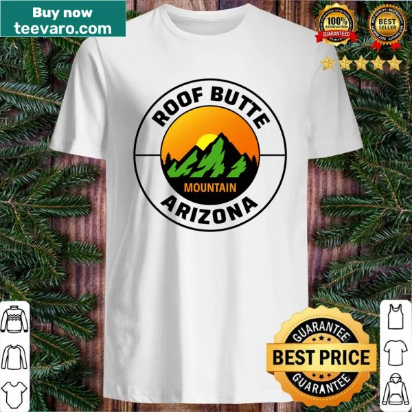 Scenic illustration of Roof Butte Chuska Mountains on shirt