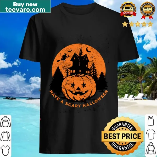 Gothic pumpkin graphic t-shirt designed for Halloween