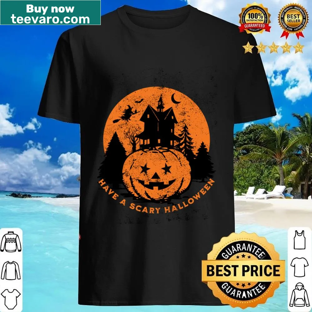 Gothic pumpkin graphic t-shirt designed for Halloween