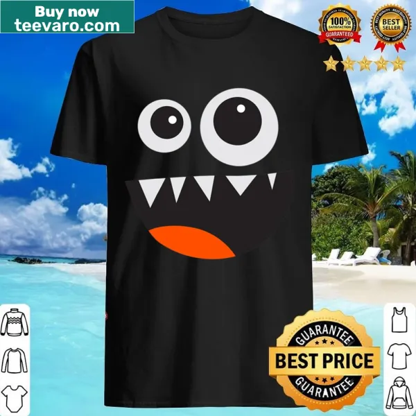 Cartoon Jack O Lantern face shirt for Halloween