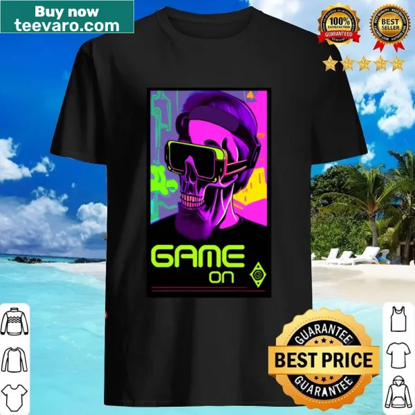 Bold skull graphic with 'Game On' text for gamers
