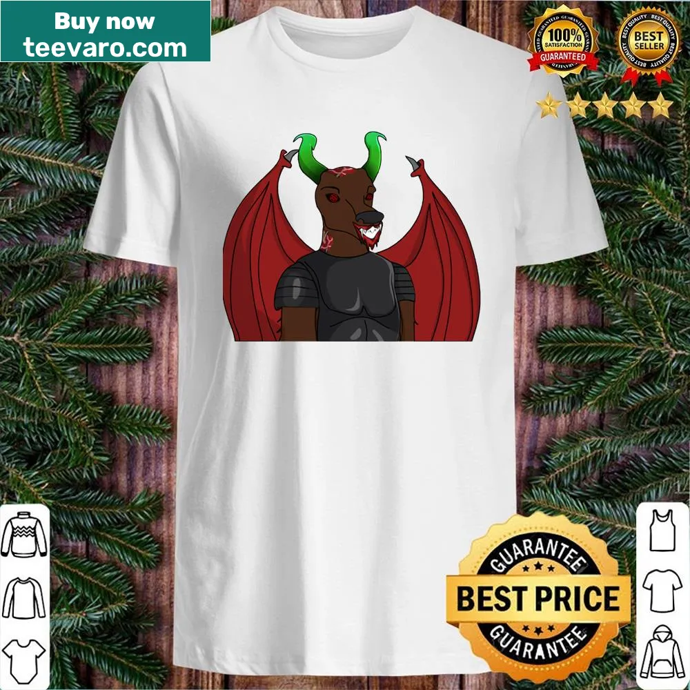 Cartoon deer Halloween design on a t-shirt