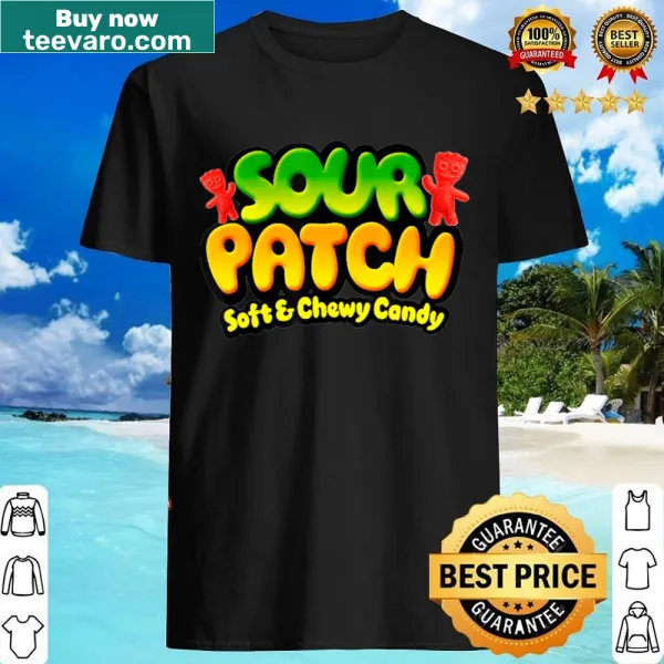 Sour Candy Patch Kids graphic on shirt