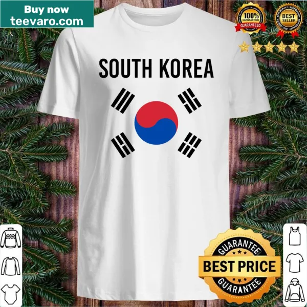 South Korea football fan shirt featuring the national flag