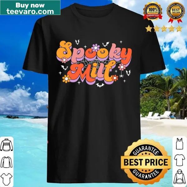 Retro Halloween shirt with fun graphics and text
