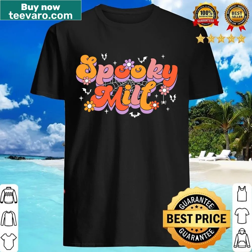 Retro Halloween shirt with fun graphics and text